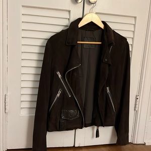 Brown suede All Saints jacket